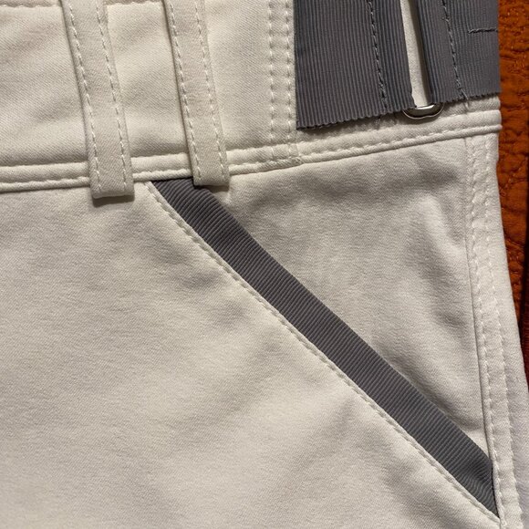 Cavallo Calandra Full Seat Breeches – White/Steel Gray – Size 30 (US 10) - Picture 8 of 13